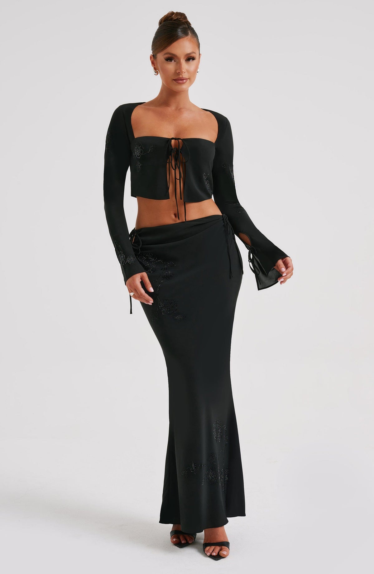 Tana Maxi Etek - Siyah