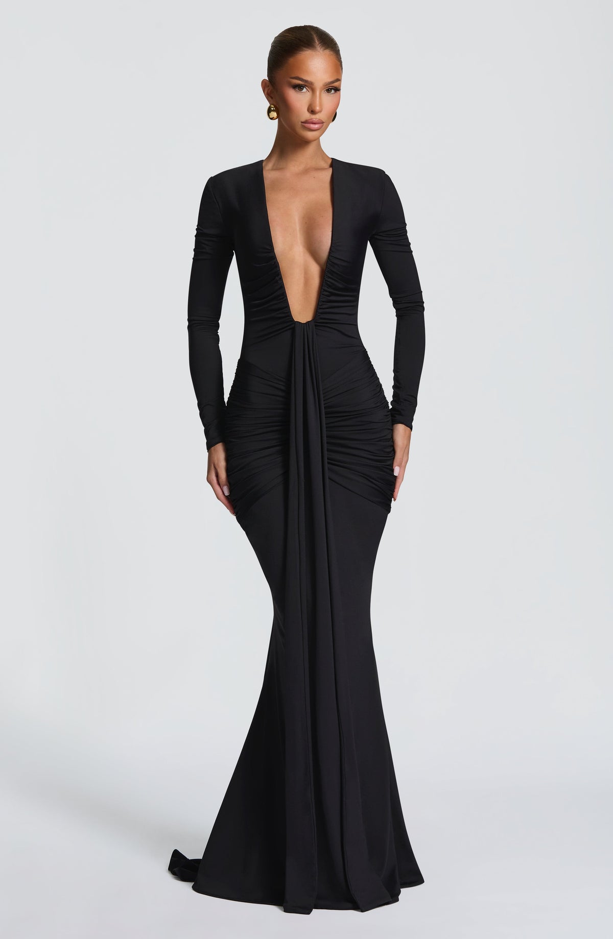 Tara Maxi Elbise - Siyah