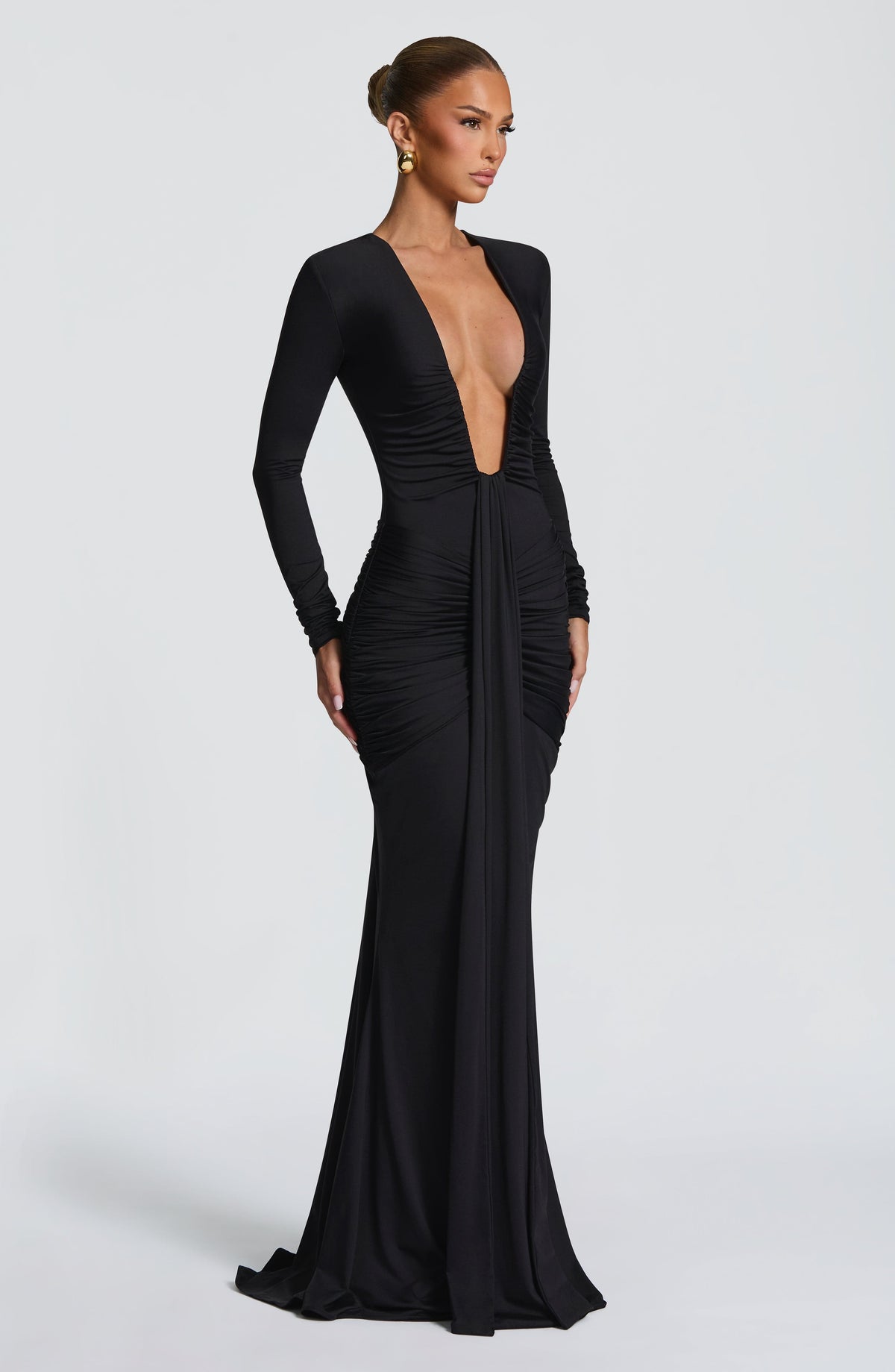 Tara Maxi Elbise - Siyah