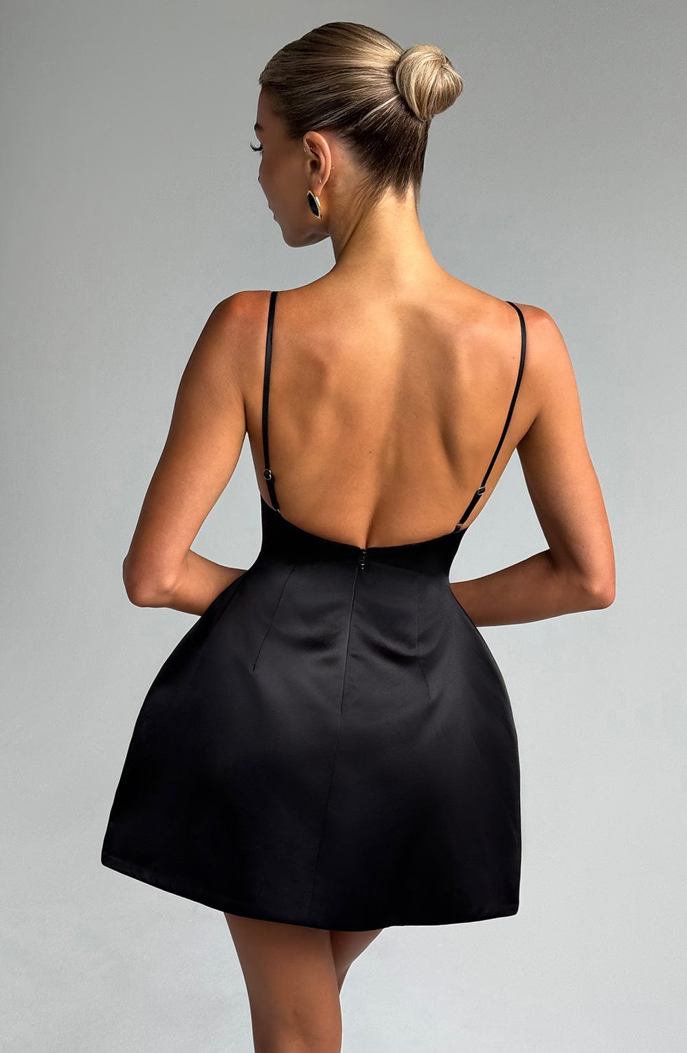 Tate Mini Elbise - Siyah