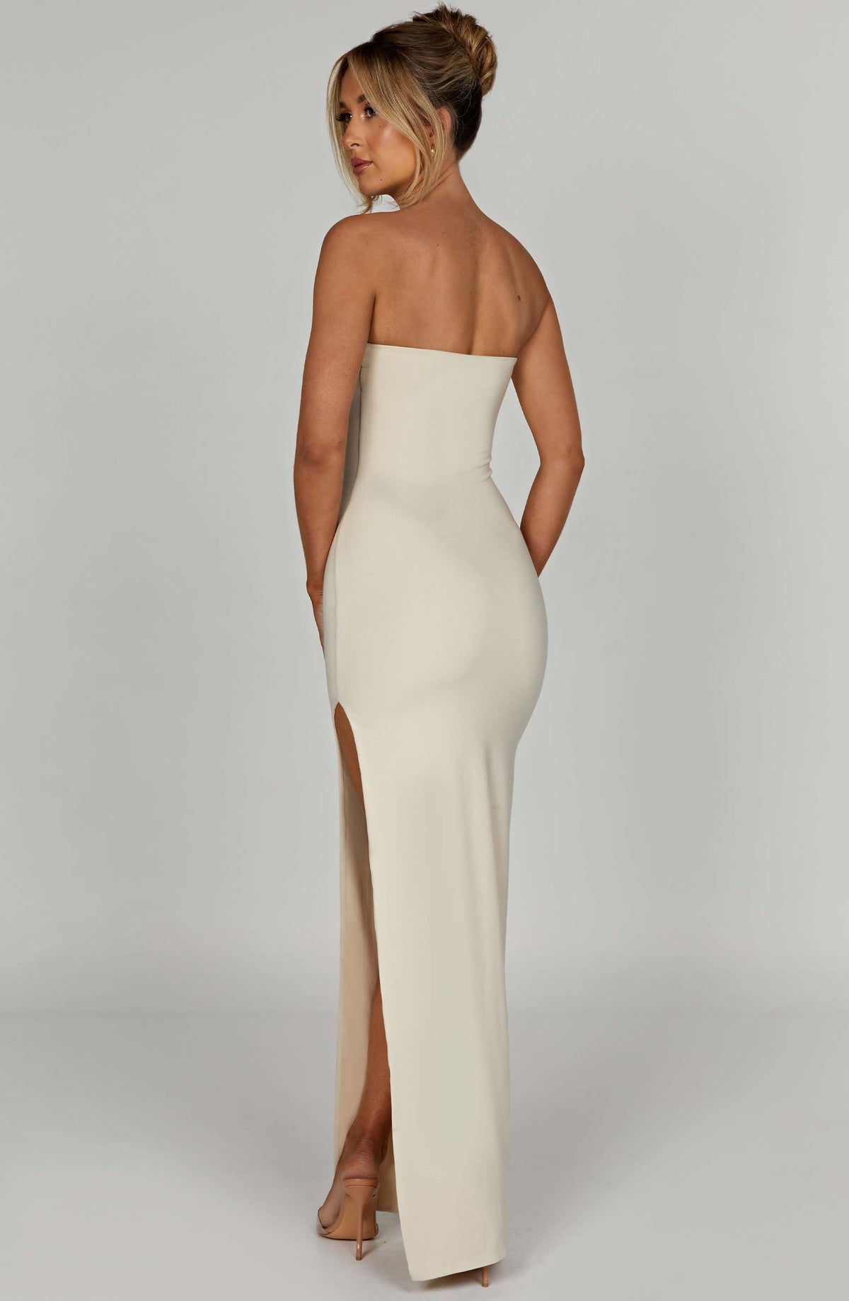 Teyana Maxi Elbise - Krem
