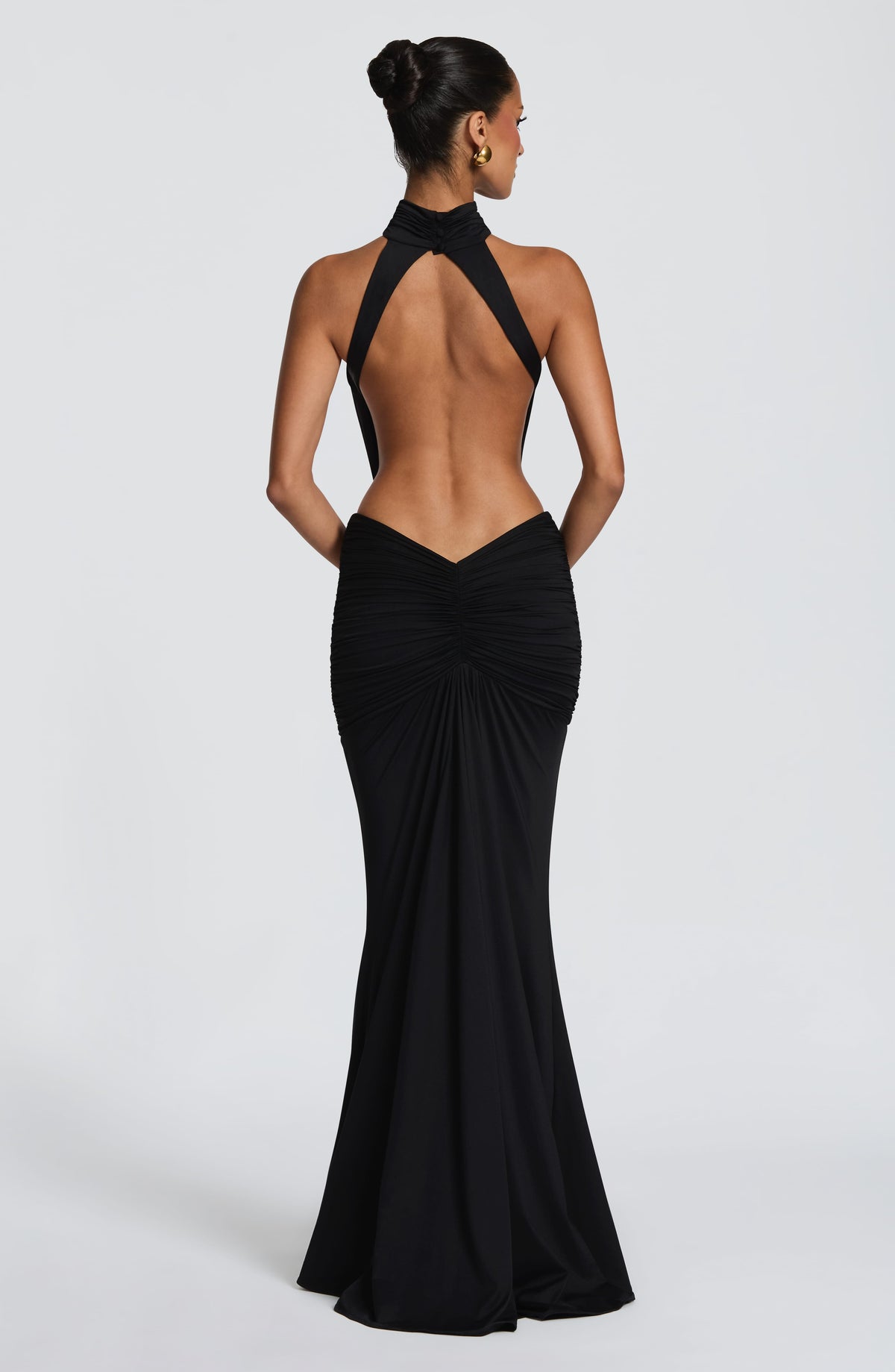 Thekla Maxi Elbise - Siyah