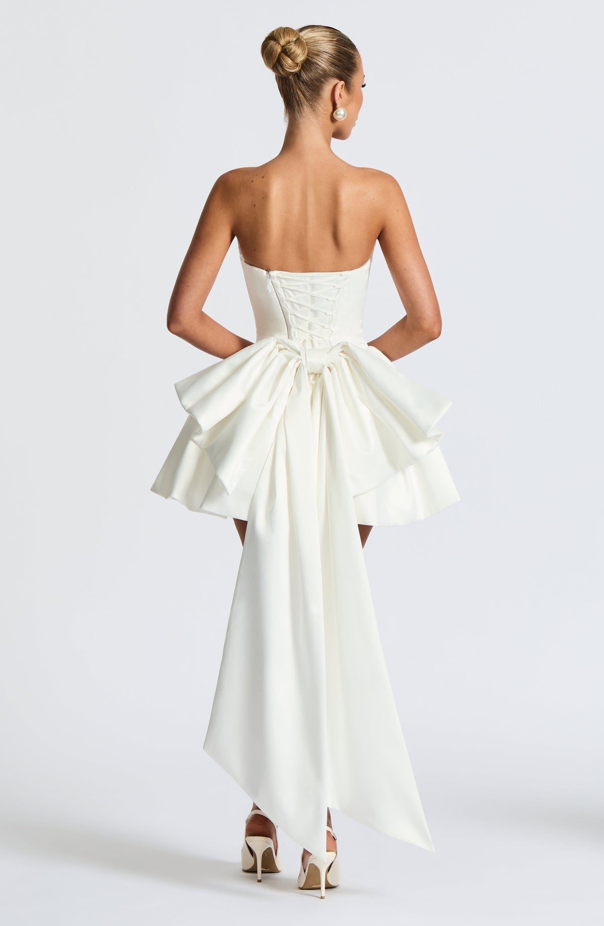 Trinity Mini Elbise - Fildişi
