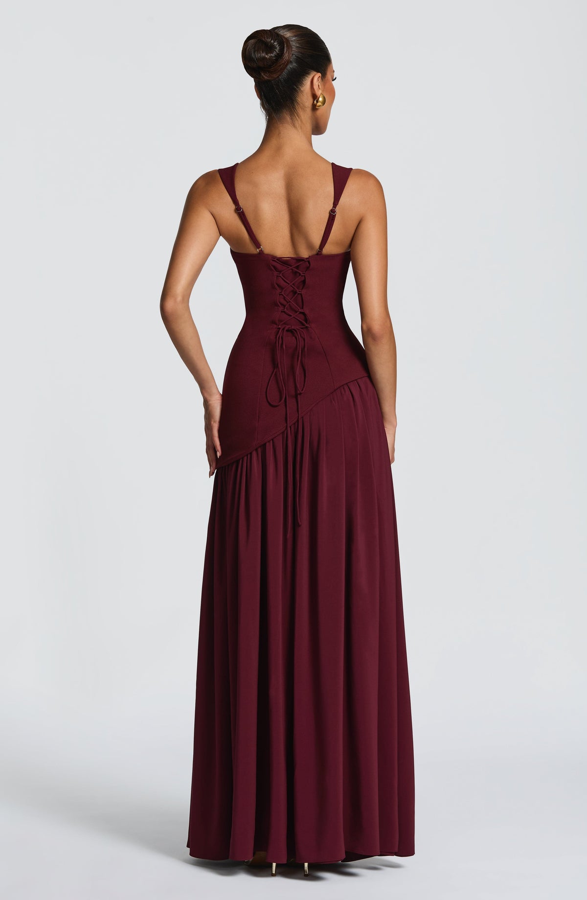 Tullulah Maxi Elbise - Vişne Çürüğü