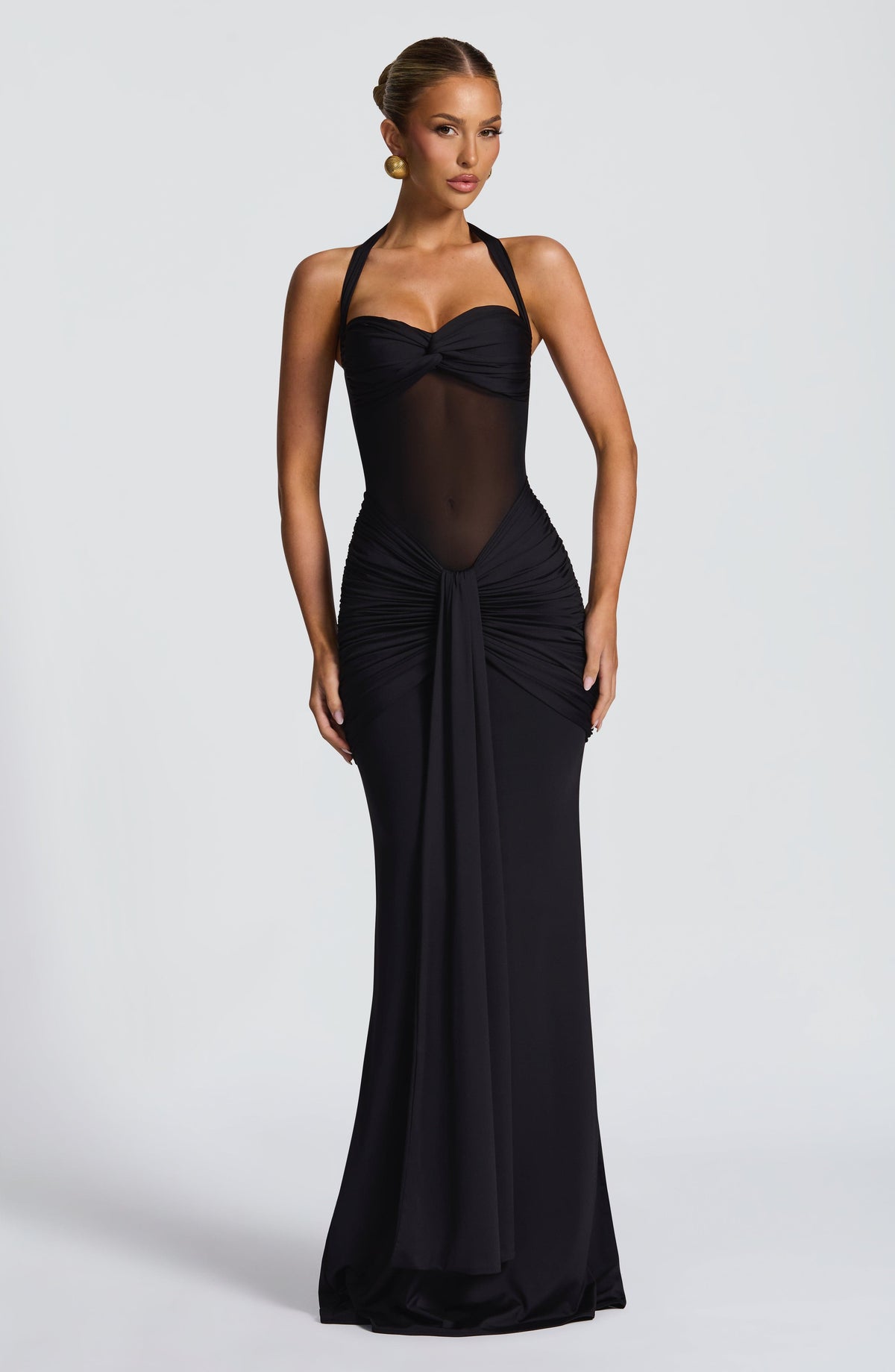Vixen Maxi Elbise - Siyah