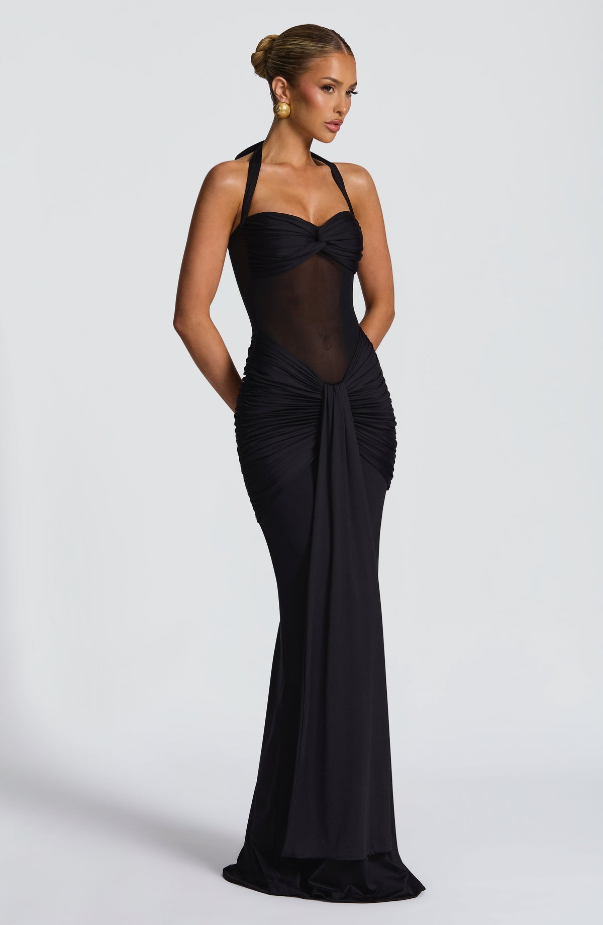 Vixen Maxi Elbise - Siyah