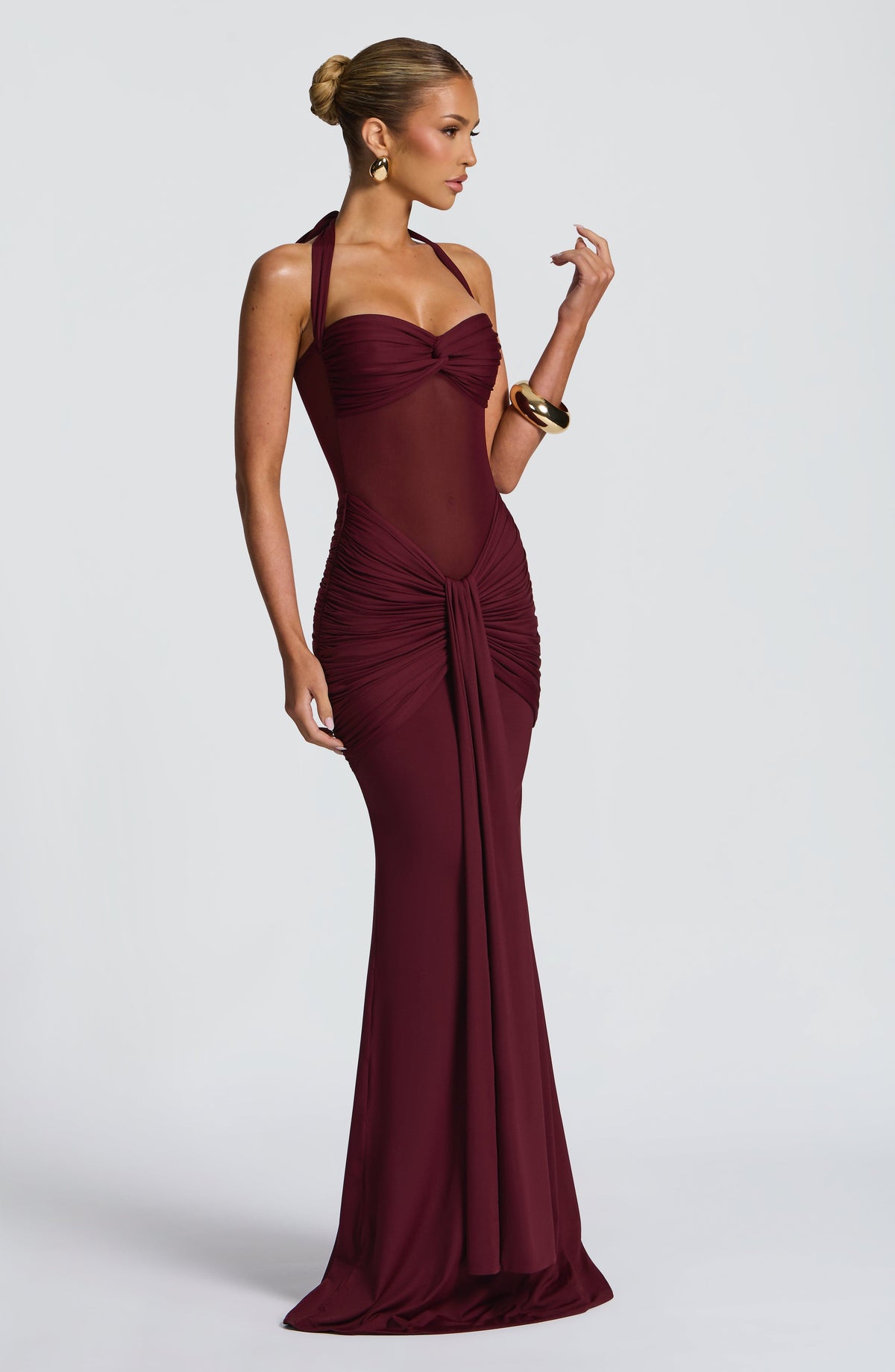 Vixen Maxi Elbise - Vişne Çürüğü