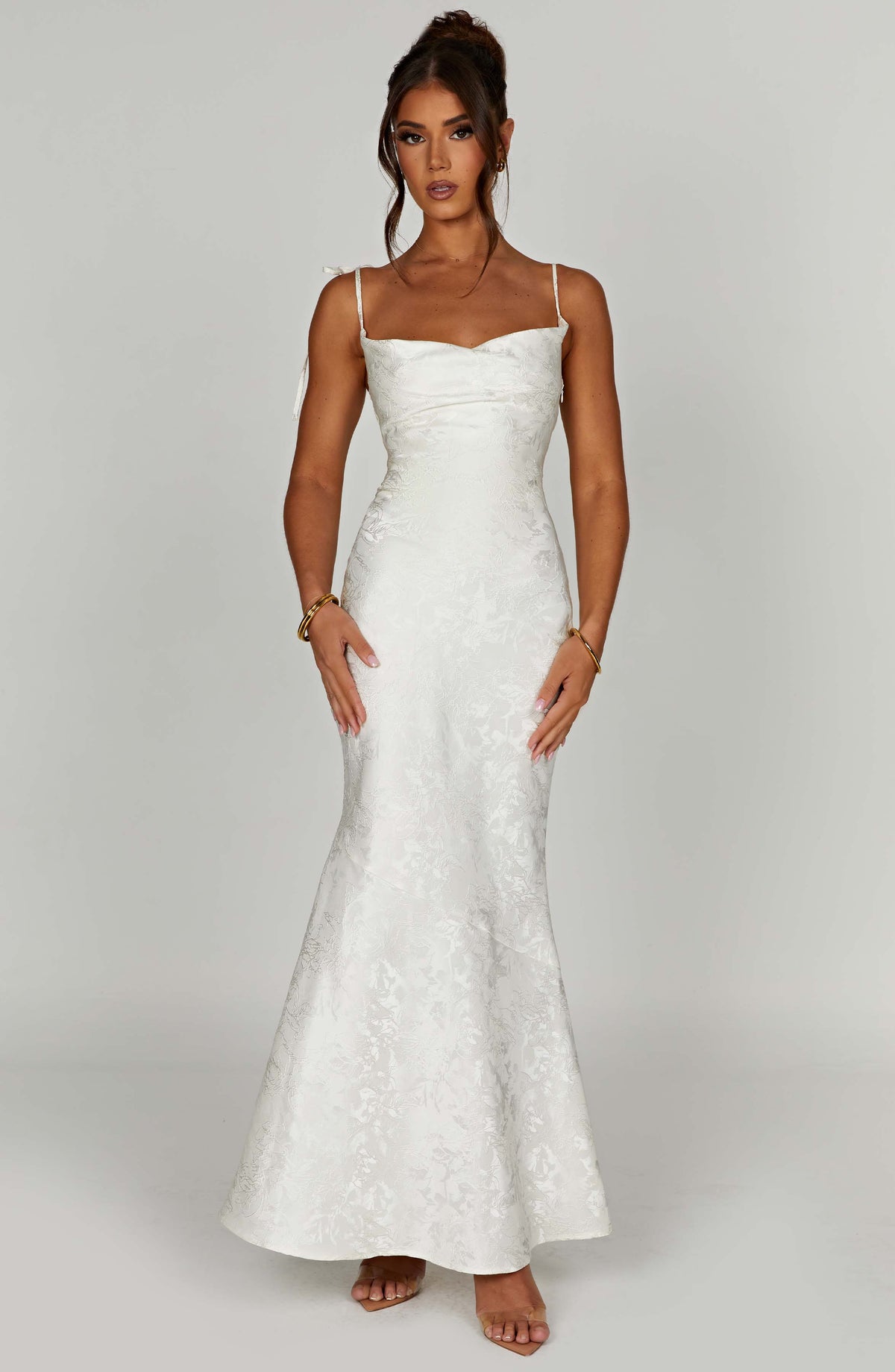 Whitney Maxi Elbise - Fildişi