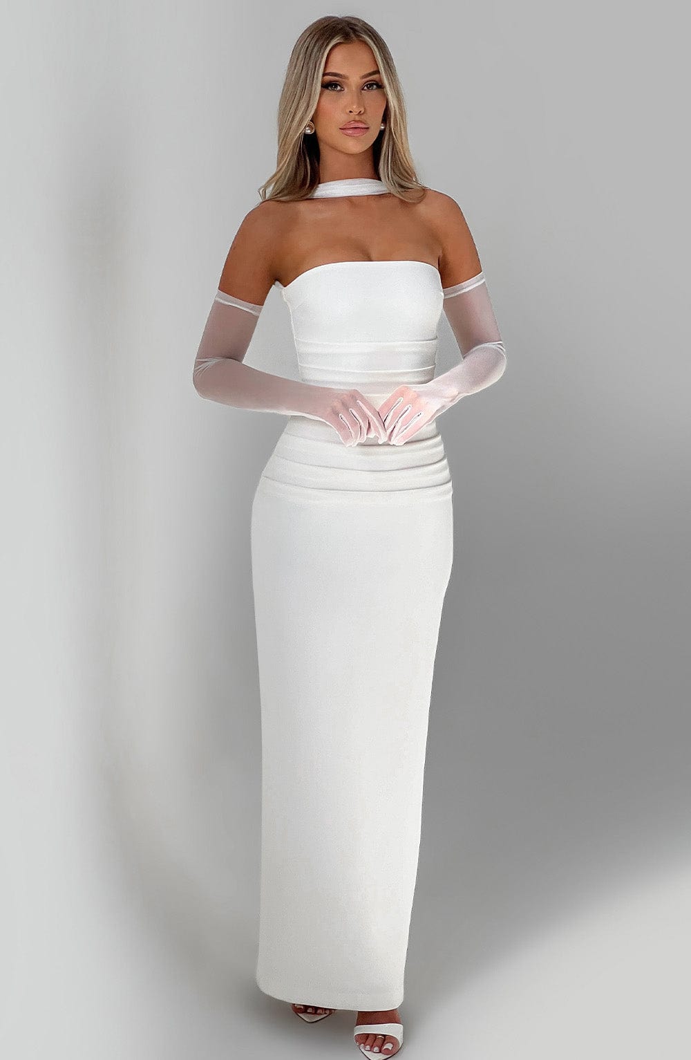 Yulia Maxi Elbise - Fildişi
