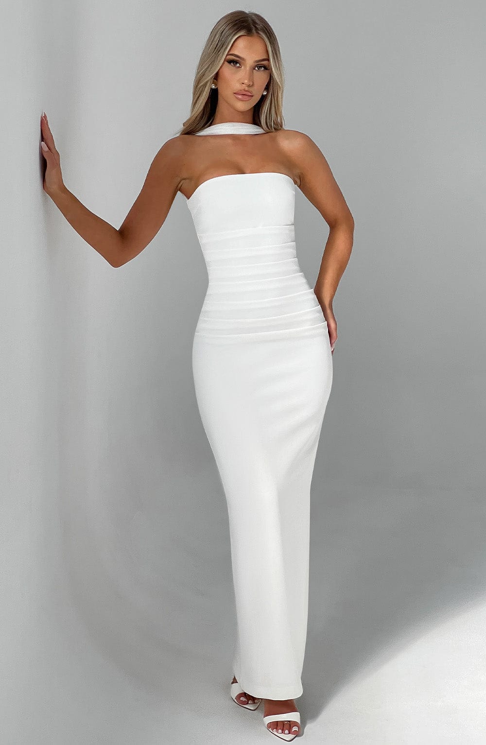 Yulia Maxi Elbise - Fildişi